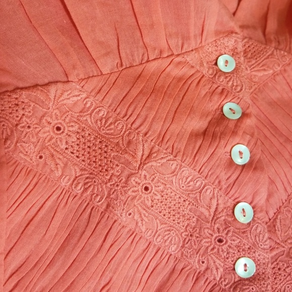 Free People True Color Button Blouse Sz S NWT - Picture 4 of 5